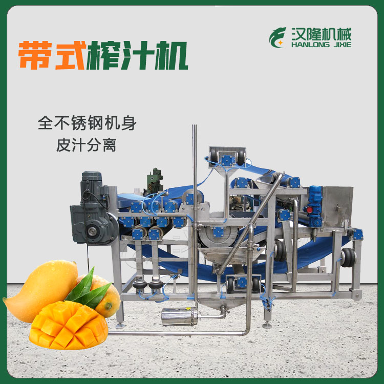 DYJ型水果榨汁機(jī) 全自動(dòng)不銹鋼榨汁機(jī) 大型帶式榨汁機(jī)